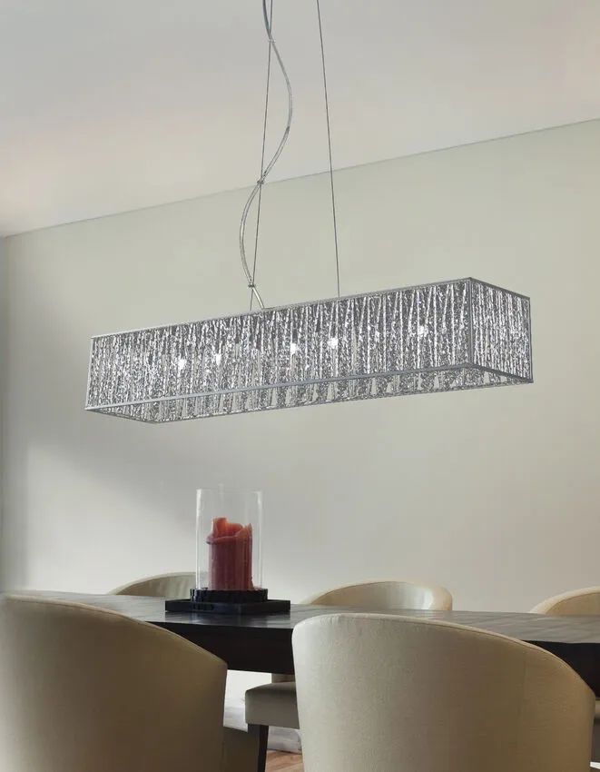 لوستر مستطیلی کریستالی (Crystal Rectangle)