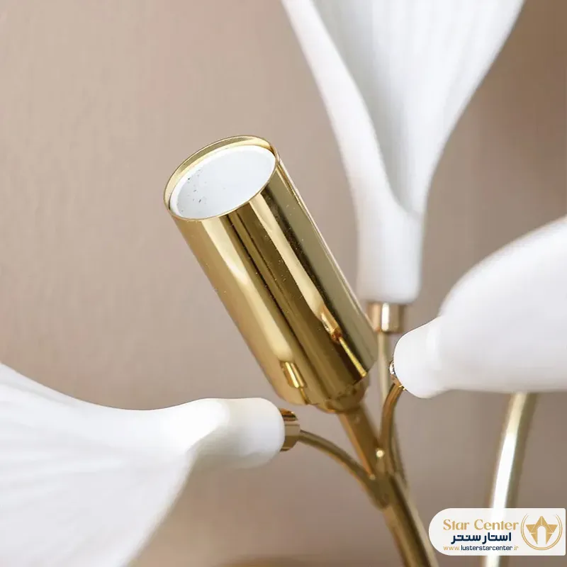 لوستر سقفی مدرن LED با طرح میکروفن – صنایع روشنایی استار