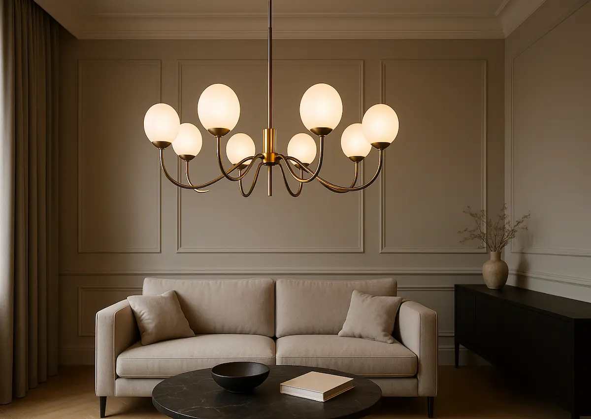 ۱۰ مدل برتر لوستر مدرن برای خانه‌های امروزی