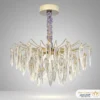 ۲۱۶۶-۸۰۰ نمای نزدیک کریستال و منبع نور SMD در لوستر مدرن کلارو
