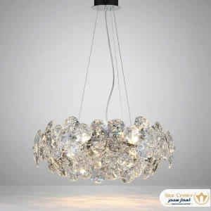 لوستر مدرن مدل سیلوا با کریستال های درخشان سواروسکی