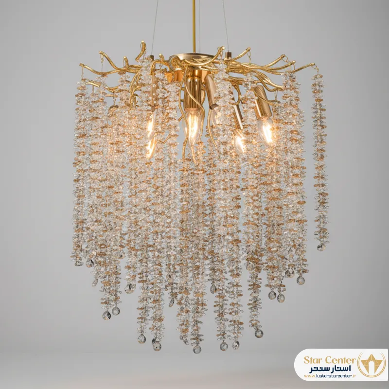 طراحی نئوکلاسیک لوستر روشنـا در دکوراسیون لوکس