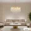 ۶۱۰۳-ho نور ملایم لوستر کریستال روشنـا در فضای پذیرایی