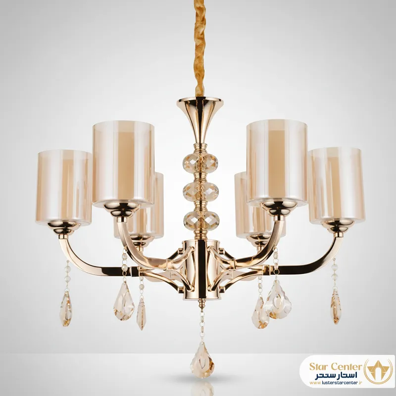 لوستر زاماک Regalia رگالیا در فضای پذیرایی لوکس