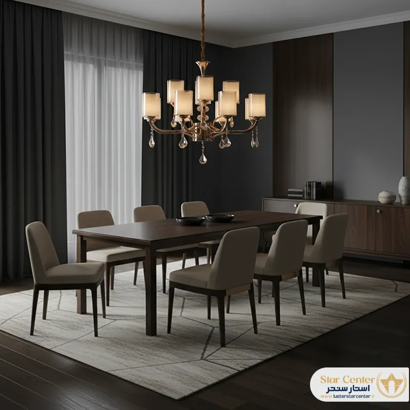 درخشش لوستر Regalia در خانه لاکچری