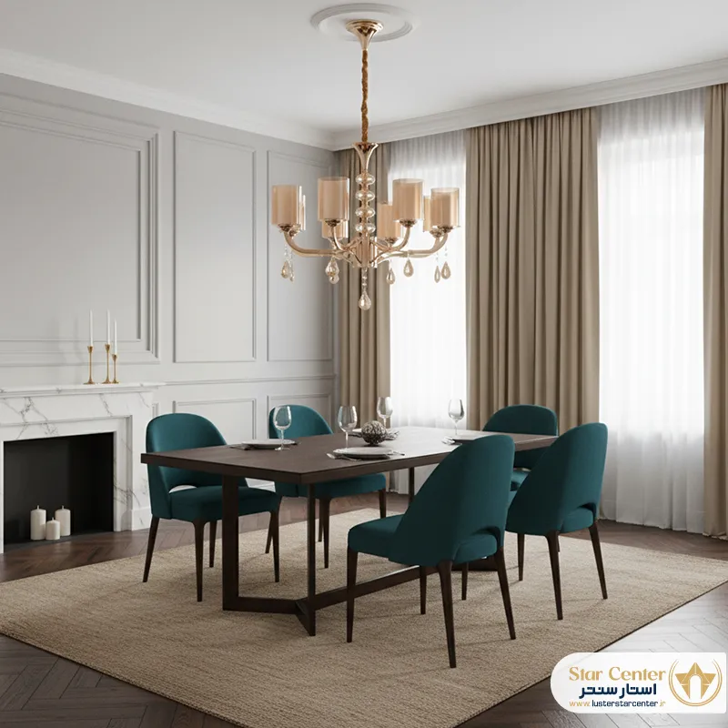 لوستر زاماک رگالیا مناسب دکوراسیون کلاسیک