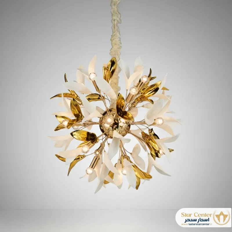 نورپردازی گرم و دلنشین لوستر مدرن پتلایا در شب