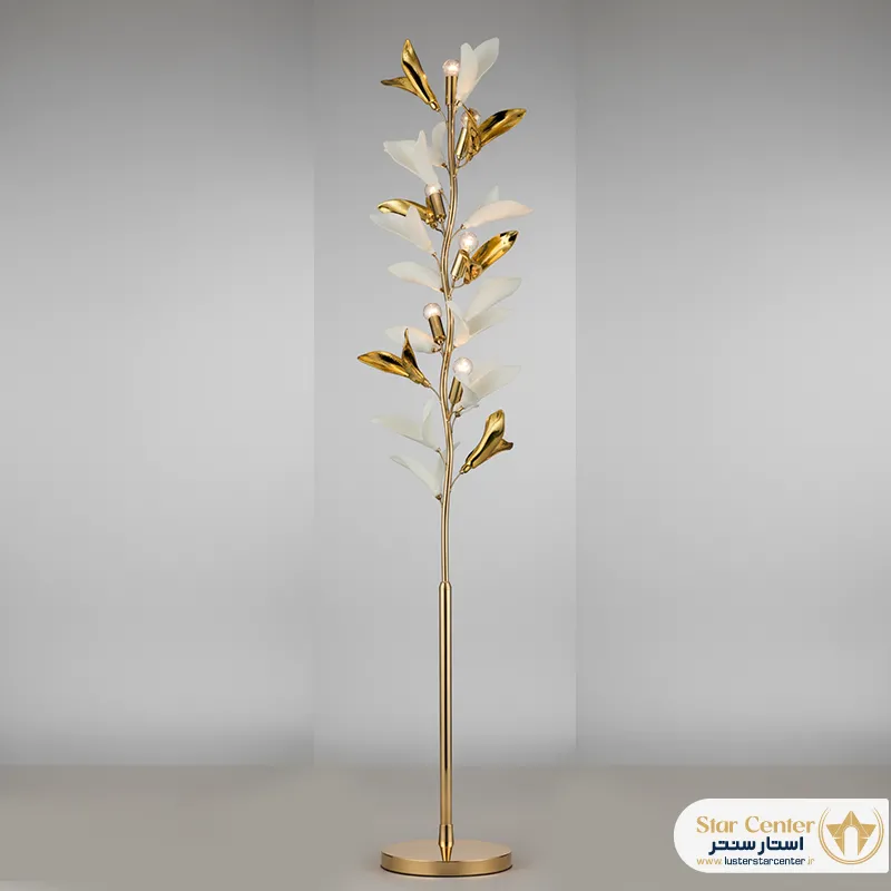 آباژور مدرن ایستاده مدل پتلایا با بدنه سرامیکی