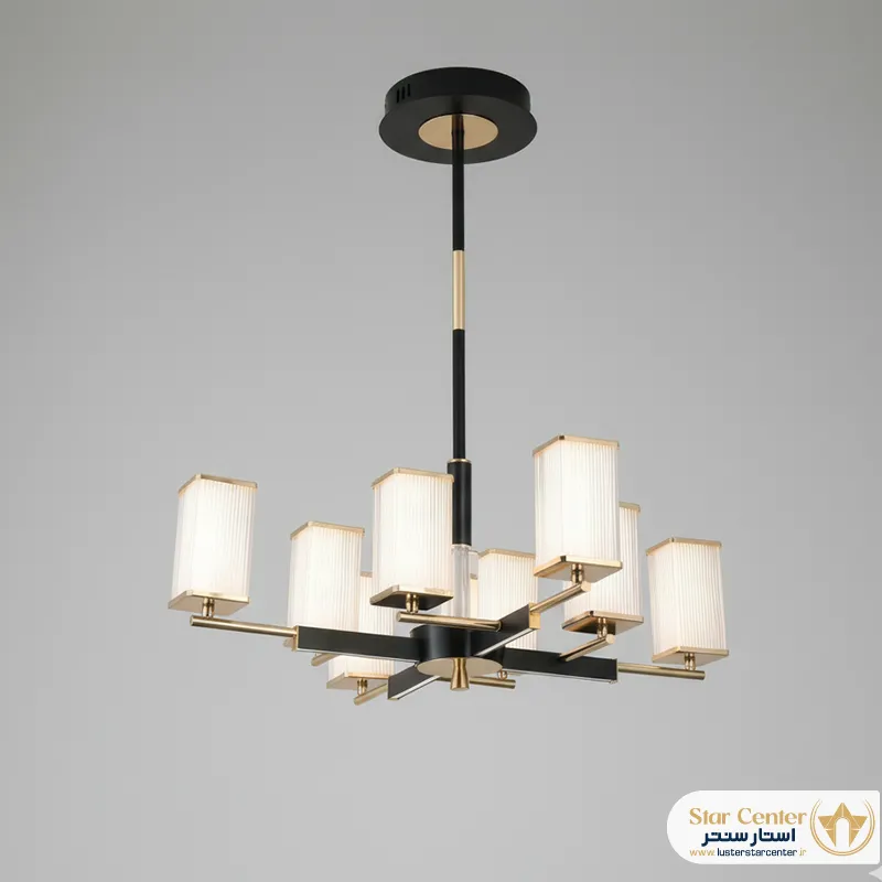 لوستر فلکسی و آلومینیومی کلاریون با لاینر نوری