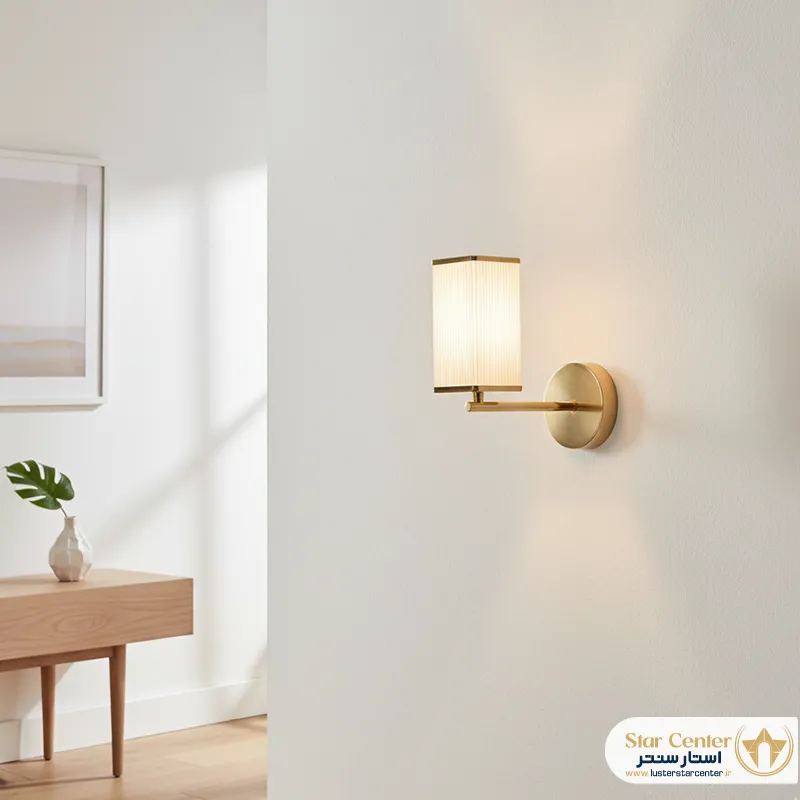 نورپردازی دکوراتیو با دیوارکوب SMD مدل کلاریون در راهرو