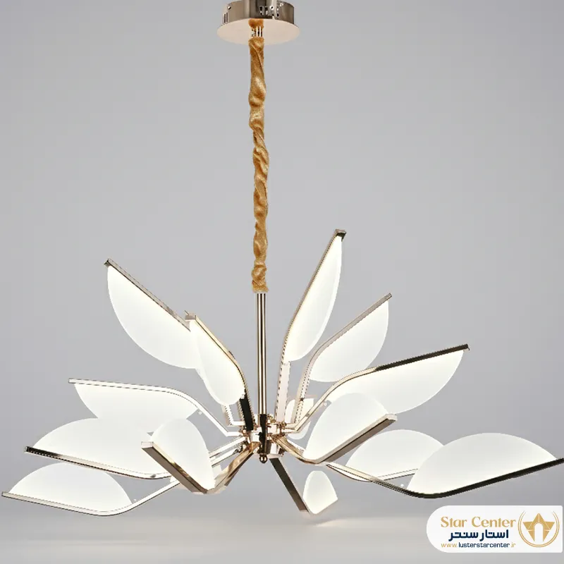 کالکشن لوستر مدرن الارا در سه سایز 8، 12 و 16 شاخه